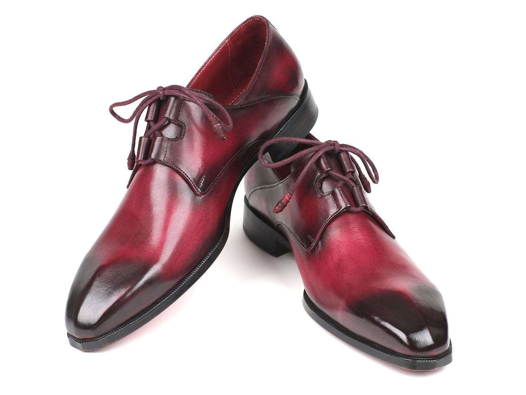 Paul Parkman Ghillie Lacing Bordeaux Dress Shoes - WKshoes