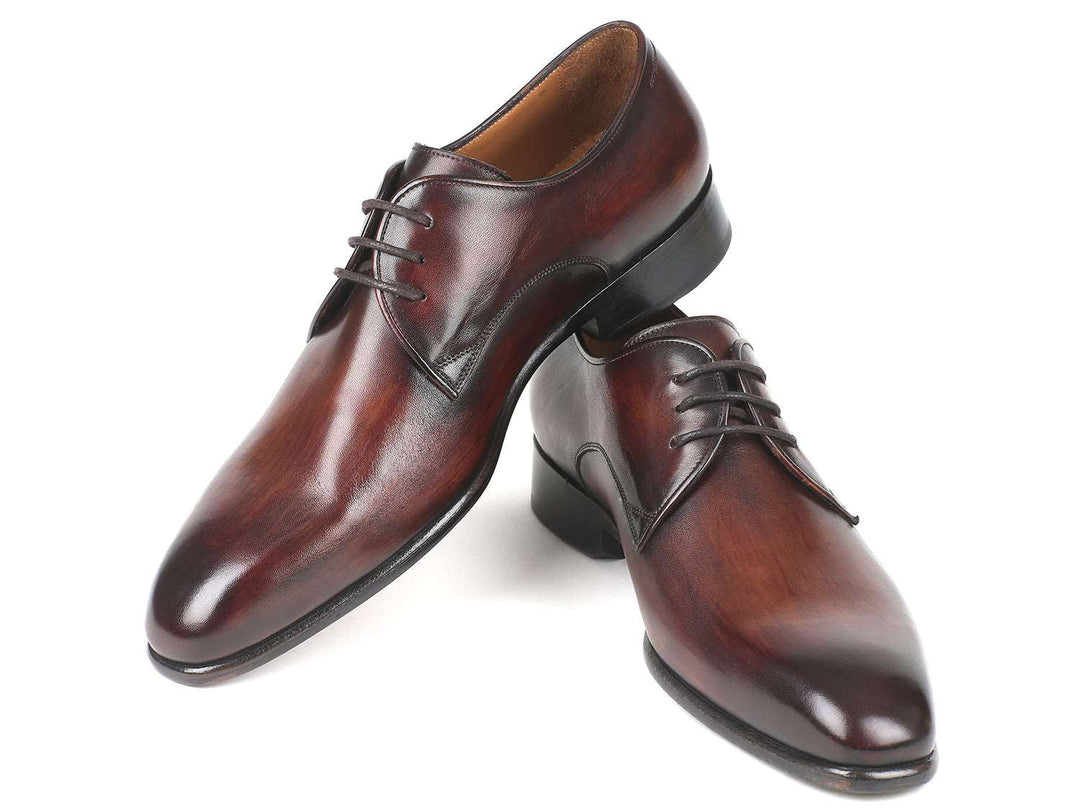 Paul Parkman Antique Brown Derby Shoes - WKshoes