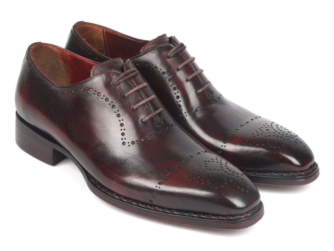 Paul Parkman Dark Bordeaux Goodyear Welted Oxfords (ID#56BRD83) - WKshoes