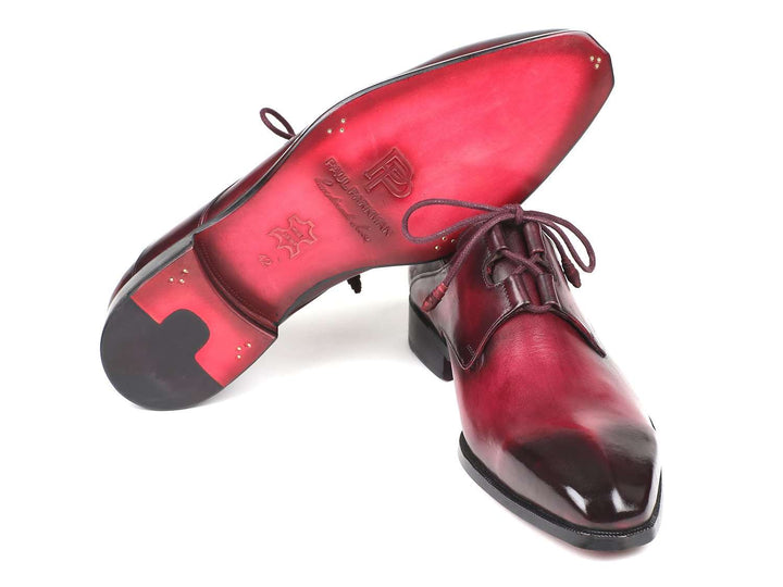 Paul Parkman Ghillie Lacing Bordeaux Dress Shoes (ID#GT515-BRD) - WKshoes