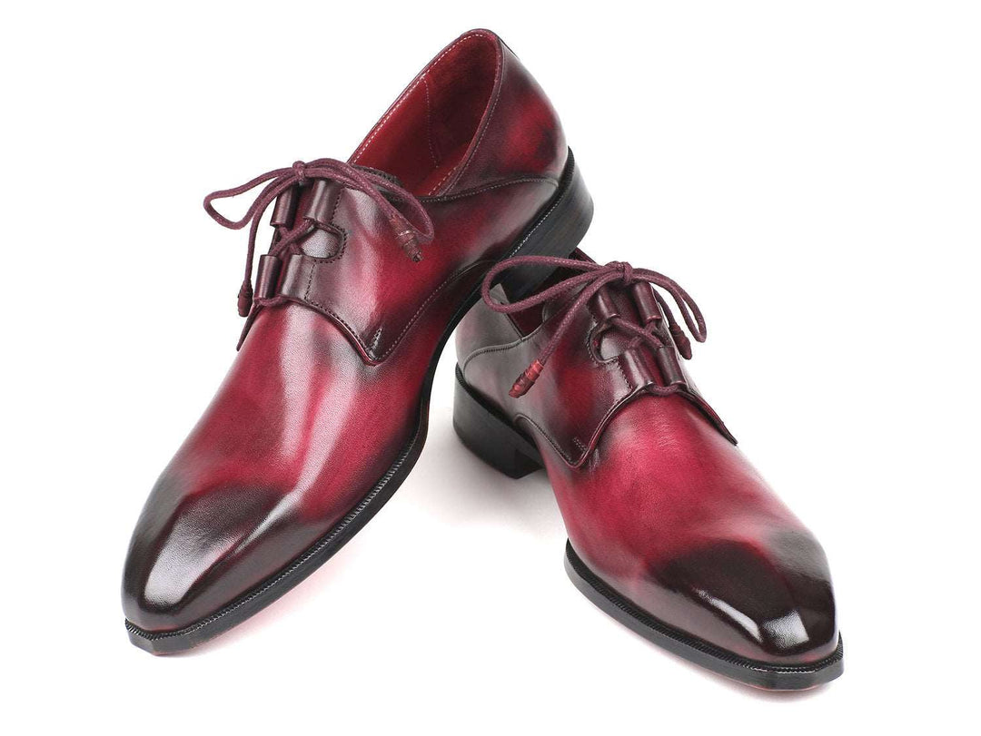 Paul Parkman Ghillie Lacing Bordeaux Dress Shoes (ID#GT515-BRD) - WKshoes