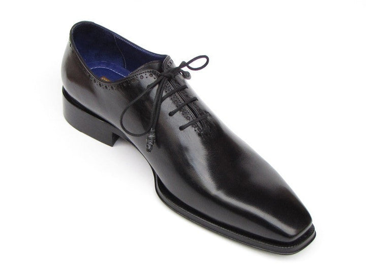 Paul Parkman Men's Plain Toe Oxfords Whole-cut Black (ID#025-BLK) - WKshoes