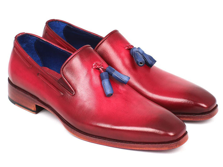 Paul Parkman Men's Tassel Loafer Burgundy (ID#5141BUR) - WKshoes