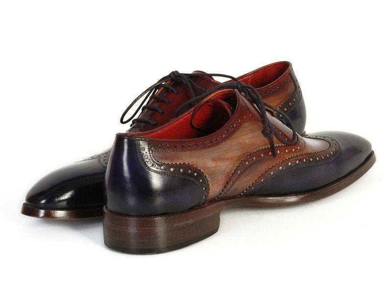 Paul Parkman Men's Three Tone Wingtip Oxfords (ID#PP2278) - WKshoes