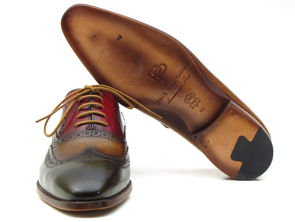 Paul Parkman Three Tone Wingtip Oxfords (ID#PP22F75) - WKshoes