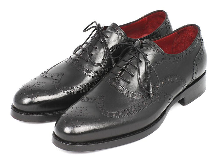 Paul Parkman Wingtip Oxford Goodyear Welted Black (ID#027-BLK) - WKshoes