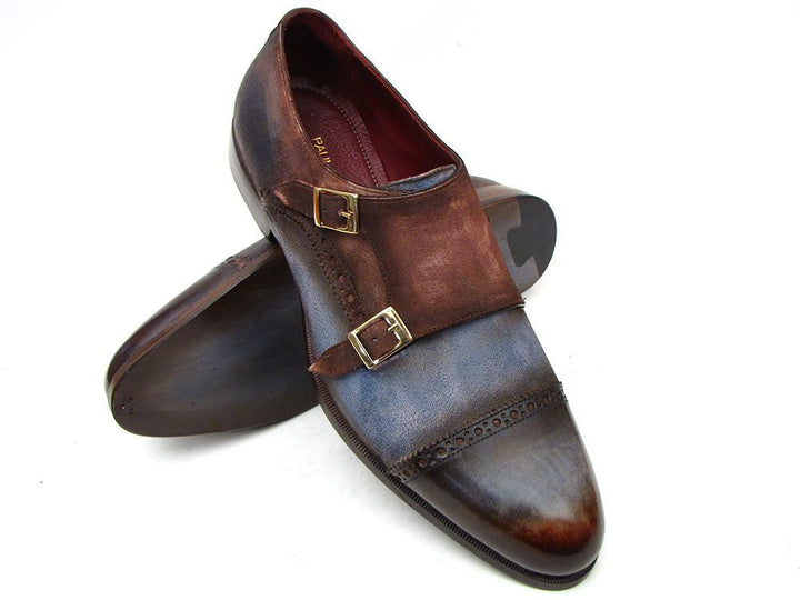 Double Monkstrap Suede