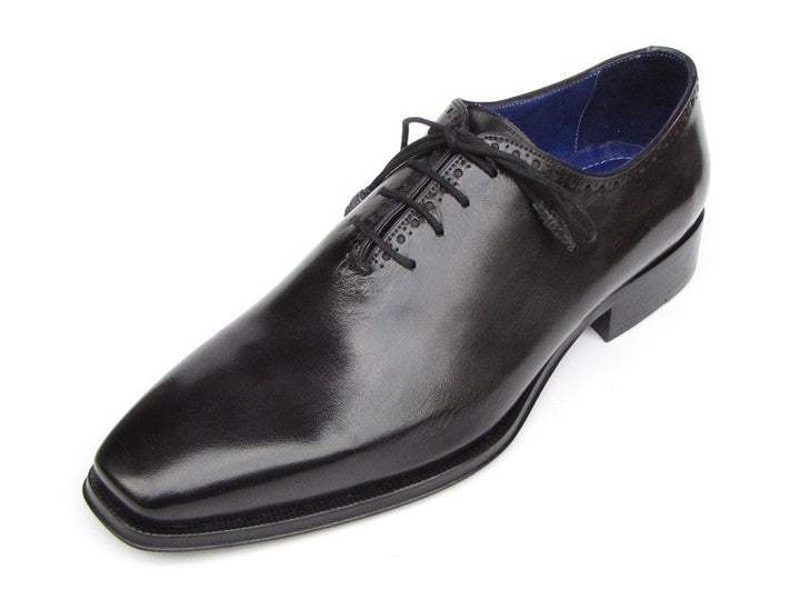 Paul Parkman Men's Plain Toe Oxfords Whole-cut Black (ID#025-BLK) - WKshoes