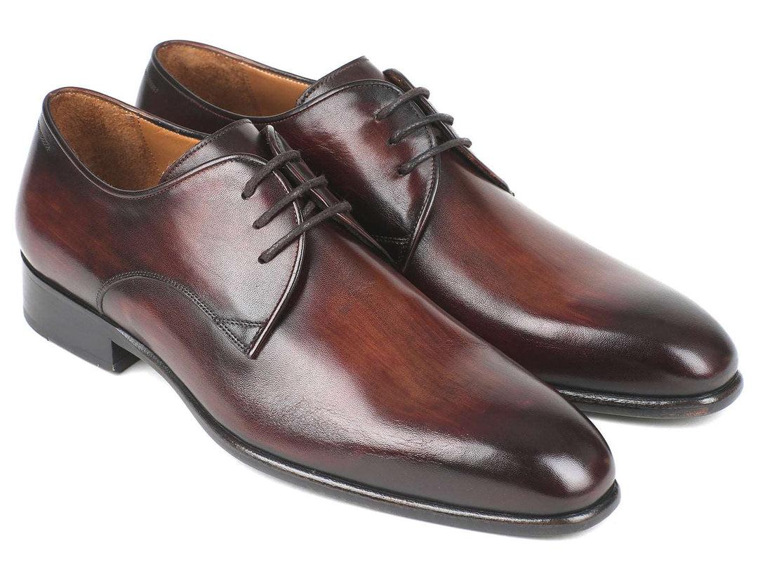 Paul Parkman Antique Brown Derby Shoes - WKshoes