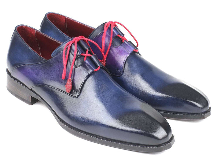 Paul Parkman Ghillie Lacing Blue Dress Shoes (ID#GT511BLU) - WKshoes