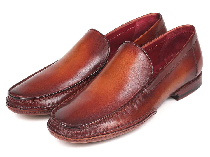 Paul Parkman Hand-Sewn Moccasins Brown (ID#MC651-BRW) - WKshoes