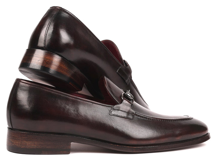 Paul Parkman Men's Horsebit Loafers Dark Brown - WKshoes